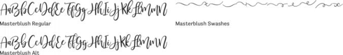 Masterblush font download