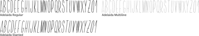 Adelaida Font Preview
