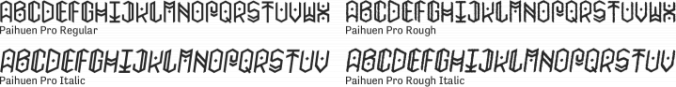 Paihuen Pro Font Preview