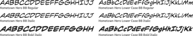 Hometown Hero font download