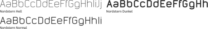 Nordstern Font Preview