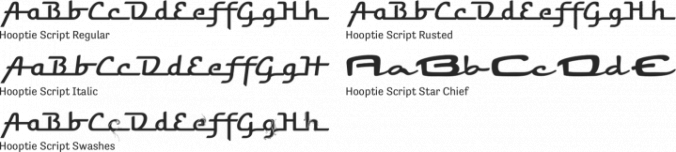 Hooptie Script Font Preview