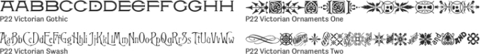 P22 Victorian Font Preview