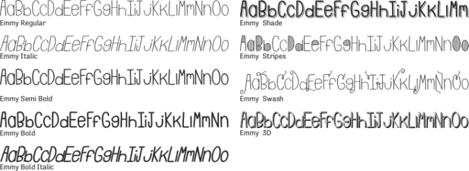 Emmy font download