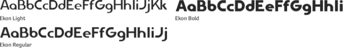 Ekon Font Preview