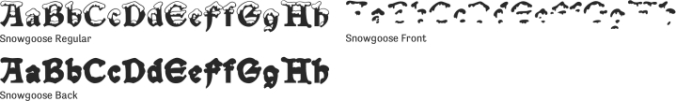 Snowgoose Font Preview