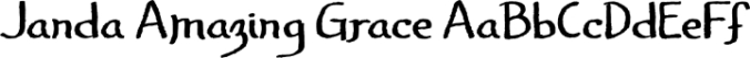 Janda Amazing Grace Font Preview