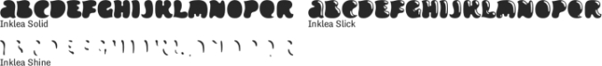 Inklea Font Preview