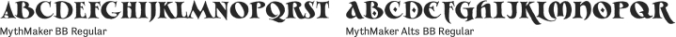 Myth Maker Font Preview
