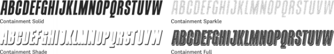 Containment Font Preview