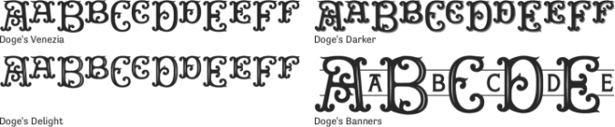 Doge's Font Preview