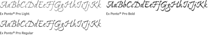 Ex Ponto Pro Font Preview