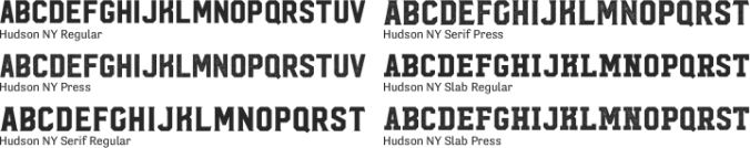 Hudson NY Font Preview