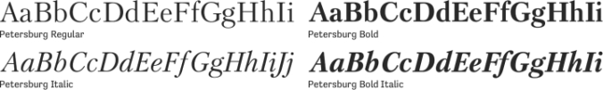 Petersburg font download
