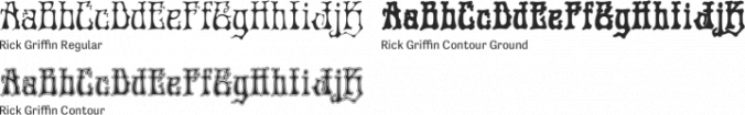 Rick Griffin Font Preview