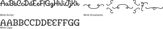 Wink Font Preview