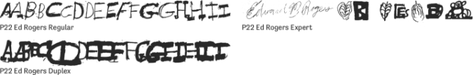 P22 Ed Rogers Font Preview