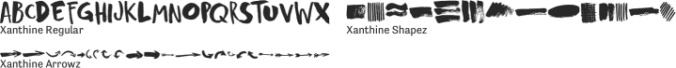 Xanthine Font Preview