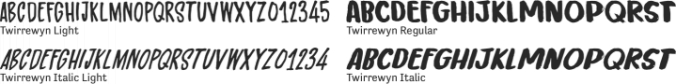 Twirrewyn Font Preview