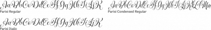Parisi Font Preview