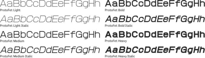 ProtoFet font download