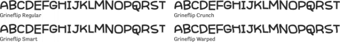 Grineflip Font Preview