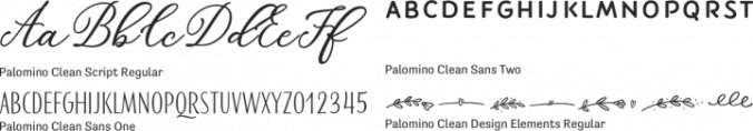 Palomino Clean Font Preview