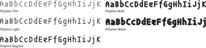 Polyline Font Preview