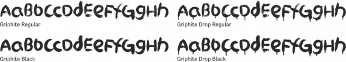 Griphite Font Preview