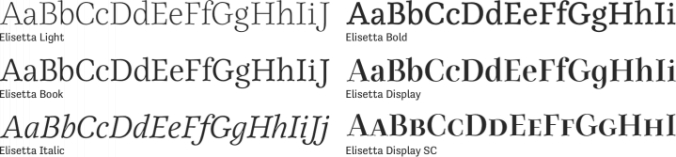 Elisetta Font Preview