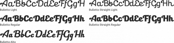 Bulletto font download