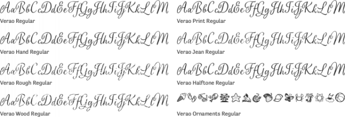 Verao Font Preview