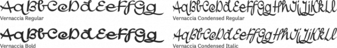 Vernaccia Font Preview