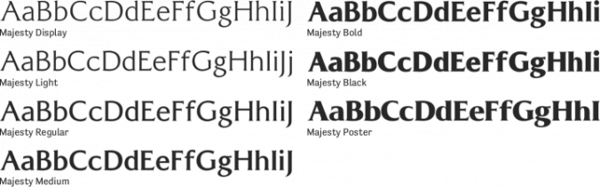 Majesty Font Preview