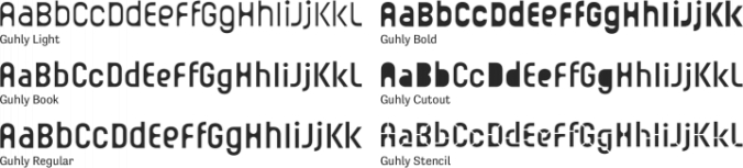 Guhly Font Preview