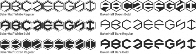 BakerHalf Font Preview