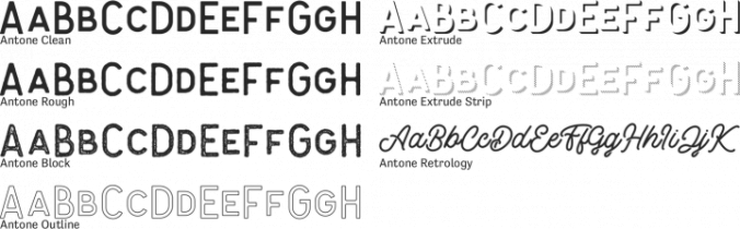 Antone Font Preview