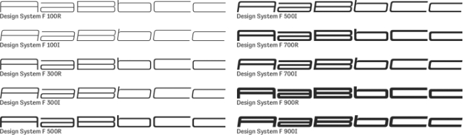 Design System F Font Preview