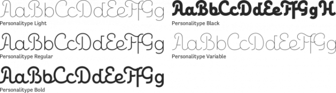 Personalitype Font Preview