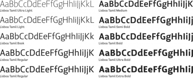 Lisboa Tamil font download
