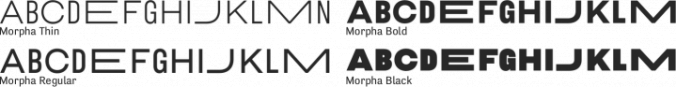 Morpha Font Preview