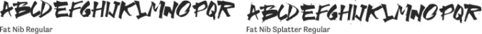 Fat Nib font download