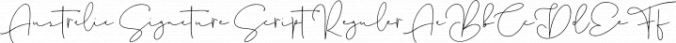 Australia Signature Script Font Preview