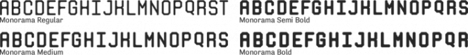 Monorama Font Preview