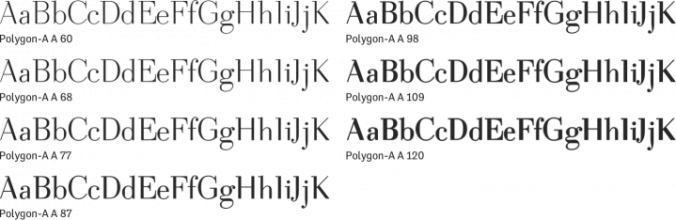 Polygon-A font download