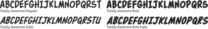 Totally Awesome Font Preview