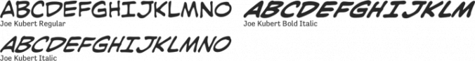 Joe Kubert Font Preview