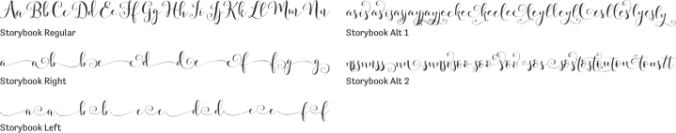 Storybook font download