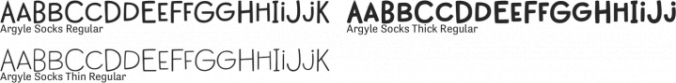 Argyle Socks Font Preview
