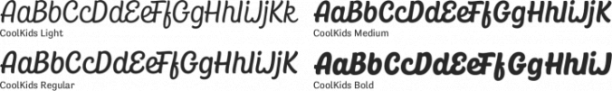 CoolKids Font Preview